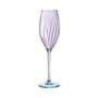 Cristal d'Arques Boîte de 4 Verres à Pied Swirly Spring Cristal 21 cL Rose