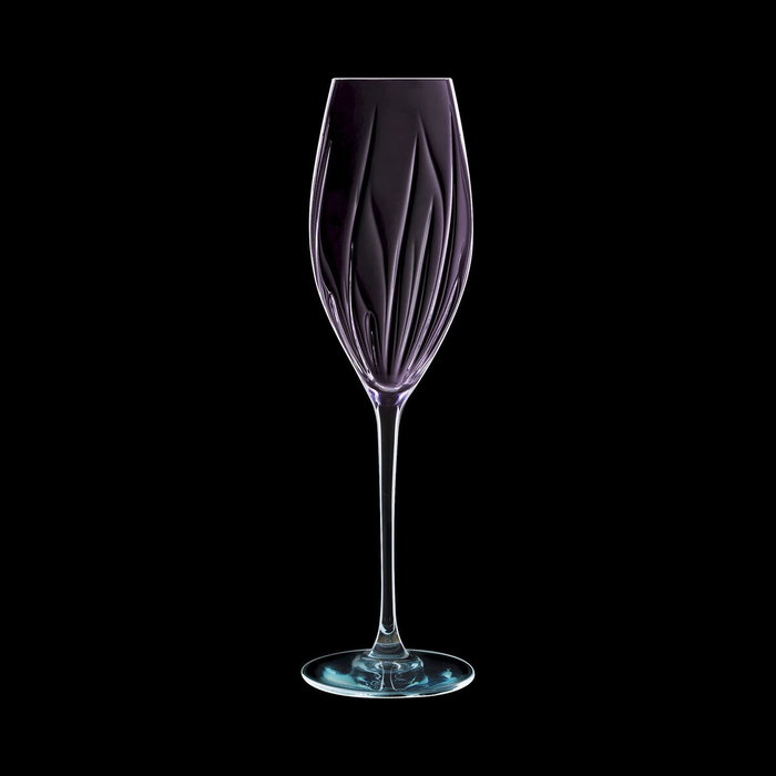 Cristal d'Arques Boîte de 4 Verres à Pied Swirly Spring Cristal 21 cL Rose Cristal d'Arques Boîte de 4 Verres à Pied Swirly Spring Cristal 21 cL Rose