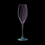 Cristal d'Arques Boîte de 4 Verres à Pied Swirly Spring Cristal 21 cL Rose