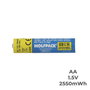 WOLFPACK LINEA PROFESIONAL Piles Lithium Rechargeables AAA 1,5V USB-C (Lot de 4)