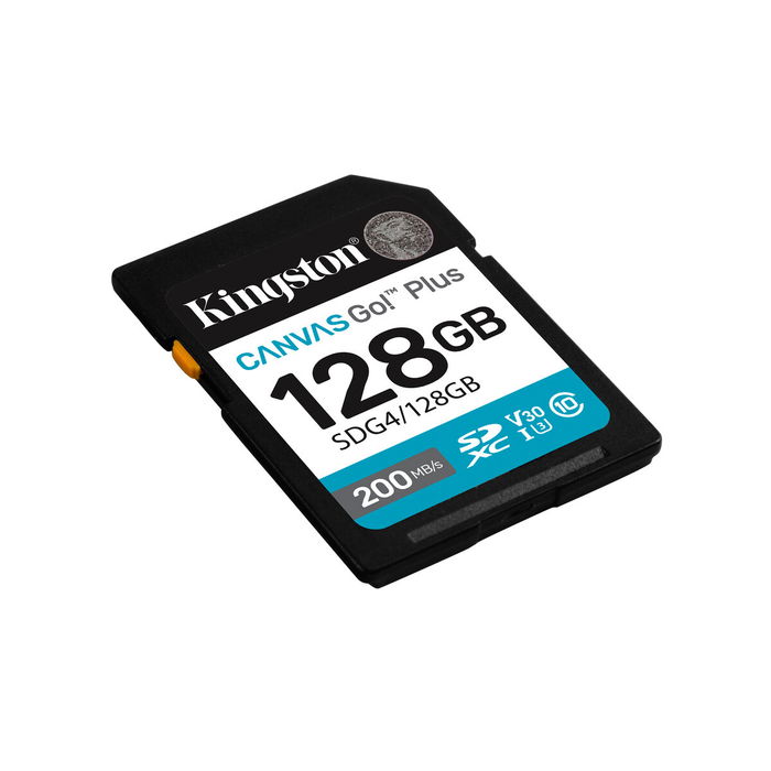 Carte Mémoire Micro SD avec Adaptateur Kingston SDG4/128GB 128 GB