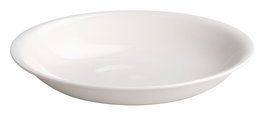 Alessi AGV29/2 Plat à soupe All-Time en porcelaine Bone China - Service de 4 pièces - Dessiné par Guido Venturini