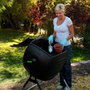 Color Baby - Bac à compost 189 litres en acier galvanisé avec tambour rotatif, porte rabattable et fermeture hermétique - 75x81x113 cm