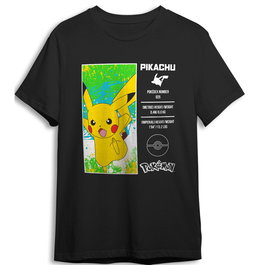 Pokemon - T-shirt pour enfants Pikachu - 100% coton - Taille 12 ans