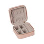 DAY ET Pochette CASE ZIP SQUARE Dusty Pink de la ligne DAY SNAKE