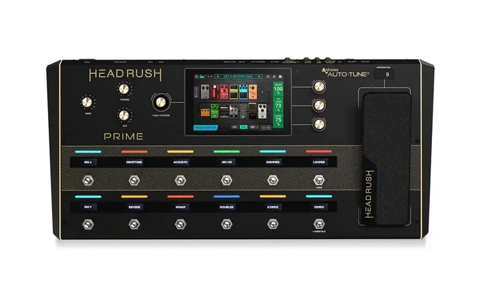 HEADRUSH Pedalera Prime - Pédale d'effets avec écran tactile 7 pouces, Amp Cloner et DSP multicœur, Bluetooth, WiFi