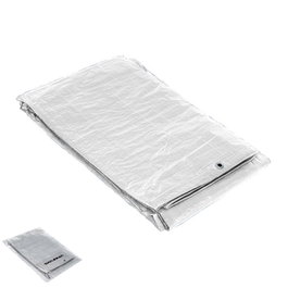 SATURNIA Toile blanche avec œillets métalliques 3 x 4 m environ