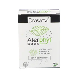 Drasanvi Alerphyt 36 gélules - Complément alimentaire avec quercitine, bromélaïne, ortie, N-acétylcystéine et vitamine C