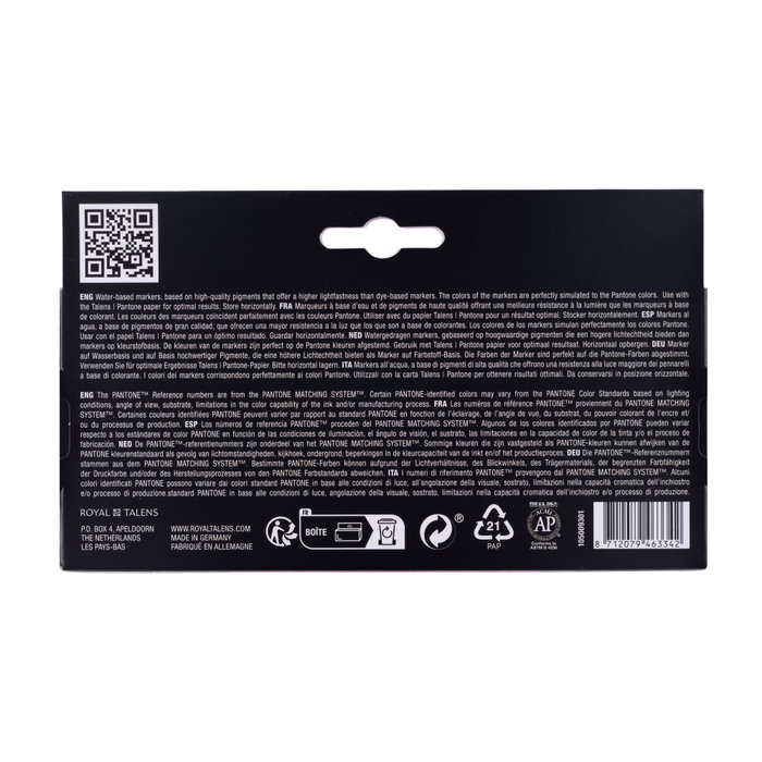 Talens | Pantone Set de marqueurs 3x Primary Talens | Pantone Set de marqueurs 3x Primary