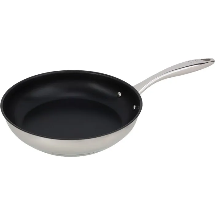 Cosy & Trendy Poêle Classic, Acier inoxydable avec revêtement antiadhésif, Ø24 cm, Compatible tous feux induction, Graduations