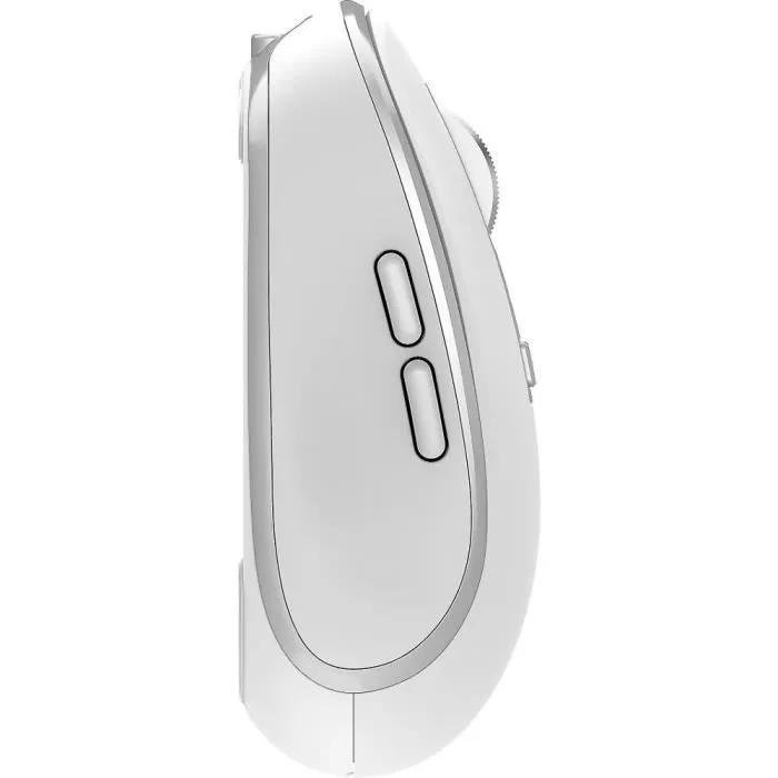 Yenkee YMS 2085WE - Souris sans fil rechargeable, Bluetooth et 2,4 GHz, capteur optique 2400 DPI, autonomie 90 heures, design ergonomique