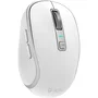 Yenkee YMS 2085WE - Souris sans fil rechargeable, Bluetooth et 2,4 GHz, capteur optique 2400 DPI, autonomie 90 heures, design ergonomique