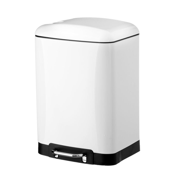 Poubelle Blanc Métal polypropylène 12 L Poubelle Blanc Métal polypropylène 12 L