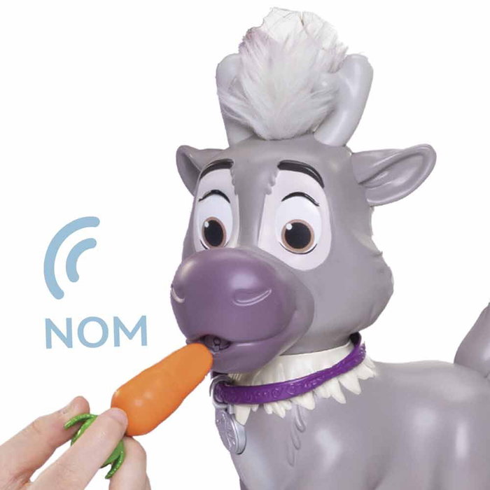 Jakks Pacific Muñeco Sven Set de Cuidado Interactivo Disney Frozen 22 cm