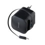 Intenso Cargador mural 65W GaN W65ACIC avec câble USB-C rétractable Noir - Chargeur rapide PD 3.0 QC 4.0
