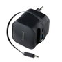 Intenso Cargador de pared 65W GaN W65ACIC rétractable noir