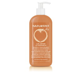 Naturtint Baume lavant Curly pour cheveux bouclés 330 ml - Nettoyage sans shampooing, méthode Curly, 98,6% ingrédients naturels, défrisage et hydratation