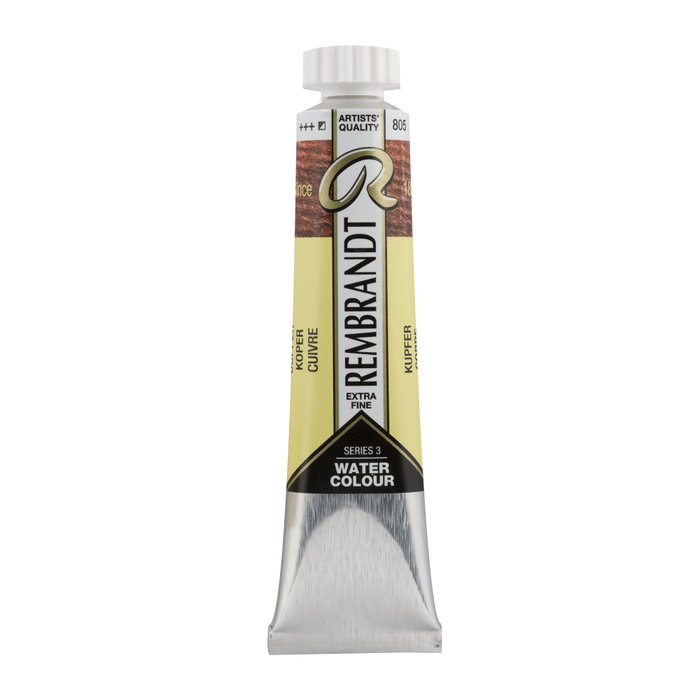 Rembrandt Aquarelle Cobre 805 en tube de 20 ml Rembrandt Aquarelle Cobre 805 en tube de 20 ml