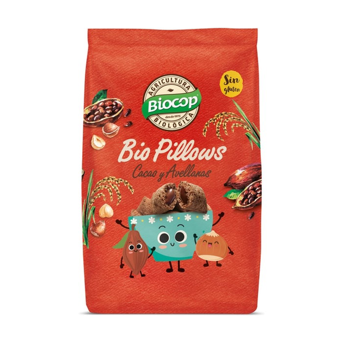 BIOCOP Biopillows cacao et avellanas 300g