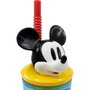 Licensing Verre 3D Mickey Mouse 360ml avec paille