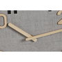 Horloge Murale Home ESPRIT Gris Naturel Bois MDF 30 x 5 x 30 cm (2 Unités)