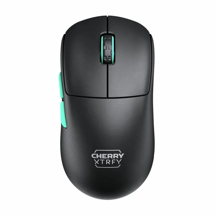CHERRY XTRFY M68 Wireless - Souris Gamer Sans Fil Ultra-Légère 53g, Symétrique, Capteur Pixart 3395, 75h Autonomie, 2.4 GHz, Noir