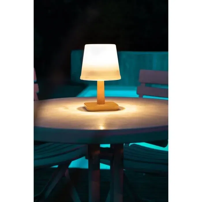 Galix Lampe Solaire de Table GALIX G4410, 25 Lumens, H20 cm, Blanc Chaud 3000K, 8h Autonomie