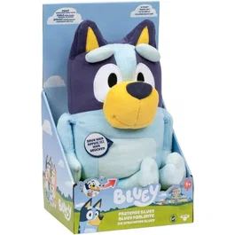 Bluey Peluche parlante Bluey interactive 33 cm avec voix officielle et musique du générique