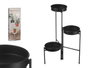 GIFTDECOR Estante Planta Trois Hauteurs Negro