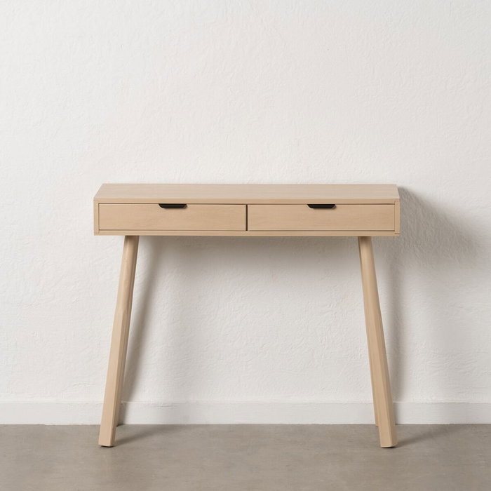 BigBuy Home Meuble d'Entrée Naturel 90 x 35 x 75 cm