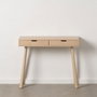 BigBuy Home Meuble d'Entrée Naturel 90 x 35 x 75 cm