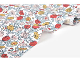 Dailylike Étoffe coton Full Bloom fleurs 20C 1,10m x 3m