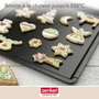 Zenker Ensemble de 2 Plaques à pâtisserie extensibles Black Metallic (37 à 52 x 33 cm)