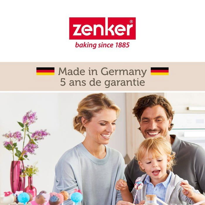 Zenker Ensemble de 2 Plaques à pâtisserie extensibles Black Metallic (37 à 52 x 33 cm)