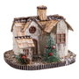 BigBuy Home Accessoire pour crèche de Noël Multicouleur Maison et Église