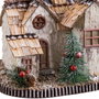 BigBuy Home Accessoire pour crèche de Noël Multicouleur Maison et Église