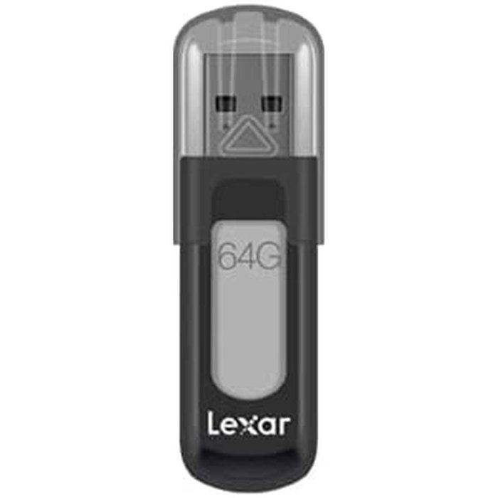 Clé USB Lexar JumpDrive V100 Blanc Gris 64 GB Clé USB Lexar JumpDrive V100 Blanc Gris 64 GB