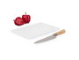Kinvara Set 3 Planches à Découper Blanc Plastique 35x1.5x25 cm + 30x20x0.5 cm + 24x15x0.5 cm (Set de 24)