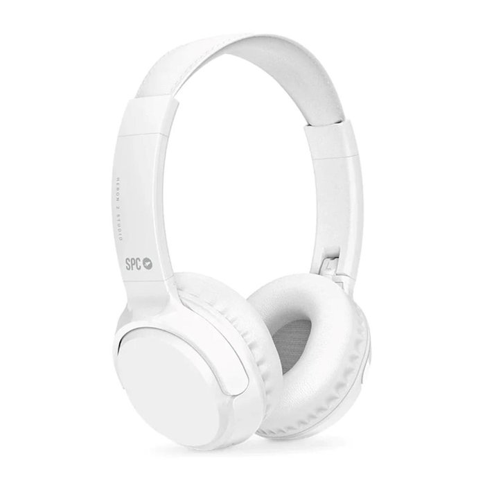 SPC Heron 2 Studio Casque Bluetooth 5.4 Sans Fil 50h Autonomie Blanc Supernova
