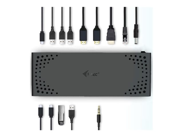 I - Tec Station d'accueil 14 en 1 USB 3.0 USB-C Thunderbolt 3x 4K PD 100W