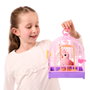 Moose - Little Live Pets Pájaro Parlanchín Rosa 26692 - Oiseau Interactif Parlant Réaliste avec Cage - Plus de 20 Réactions et Sons - Version Espagnole