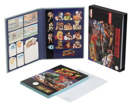 Grupo Erik Carnet Premium Street Fighter avec notes adhésives et couverture A5