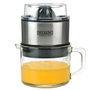 Bourgini Lotte Classic Deluxe 0.75 L - Presse-agrumes, carafe en verre, 60 W, inox, anti-goutte
