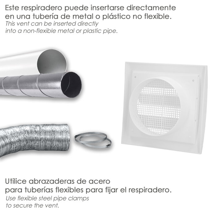 WOLFPACK LINEA PROFESIONAL Rejilla de ventilación en plastique avec lames mobiles 15x15 cm WOLFPACK LINEA PROFESIONAL Rejilla de ventilación en plastique avec lames mobiles 15x15 cm