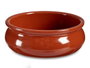 La Dehesa Cazuela Abombada en Barro Refractaire Diamètre 18 cm, Couleur Miel (Set de 12)