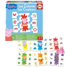 Peppa Pig - Aprendo Los Colores 16225 Educa - Jeu éducatif pour apprendre les couleurs et les formes - Version espagnole - À partir de 4 ans