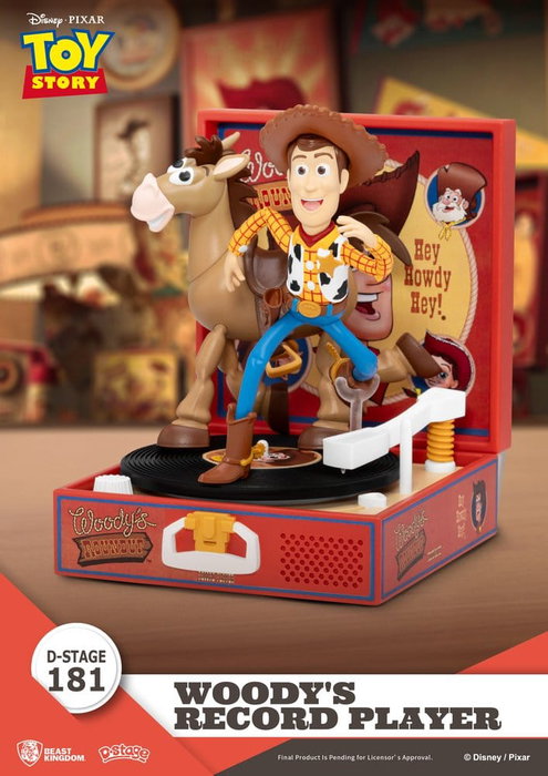 Beast Kingdom Toys Figurine Toy Story Record Player Series Woody's Record Player en PVC 13 cm