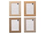 Giftdecor Porte-photos Corde 13x18 cm Mixte Beige Crème Marron Vert (Set de 24)