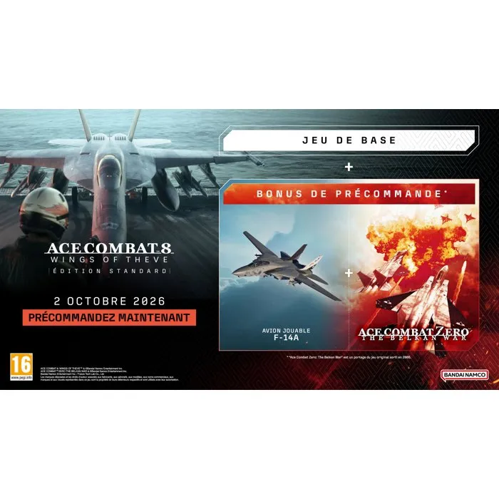 Bandai Namco Entertainment ACE COMBAT 8: WINGS OF THEVE - Jeu PC Bandai Namco Entertainment ACE COMBAT 8: WINGS OF THEVE - Jeu PC