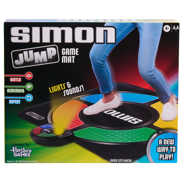 Just Play Hasbro Gaming Simon Jump - Jeu de Mémoire et Réflexes Multilingue - Dès 8 Ans Just Play Hasbro Gaming Simon Jump - Jeu de Mémoire et Réflexes Multilingue - Dès 8 Ans